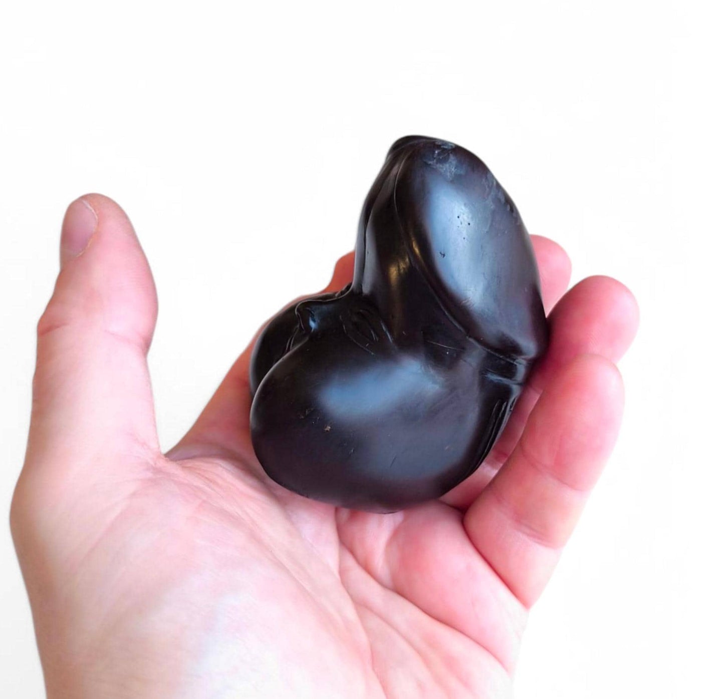 Collectible Erotic Sculpture Black Penis, 1980s Home Decor