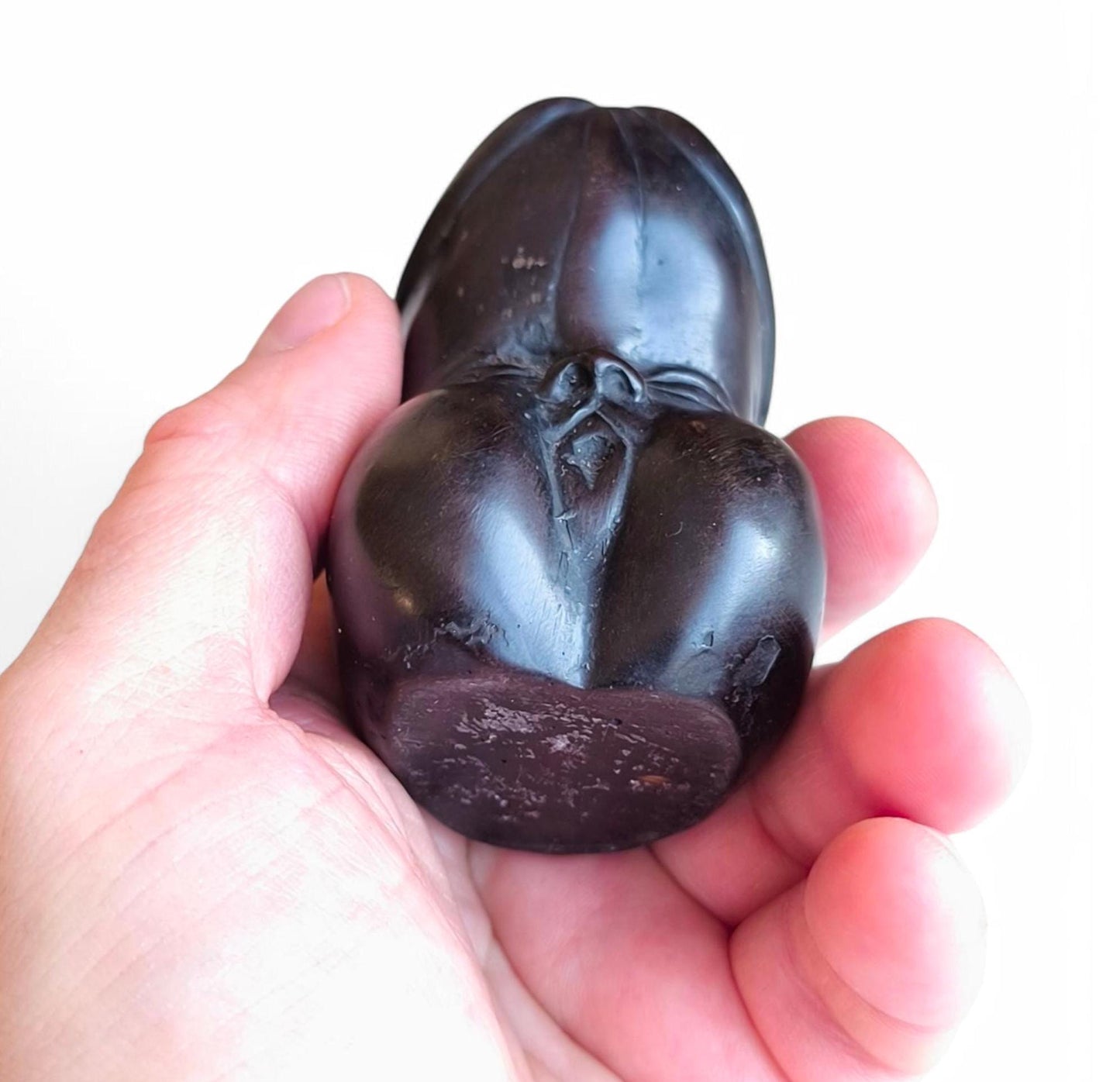 Collectible Erotic Sculpture Black Penis, 1980s Home Decor