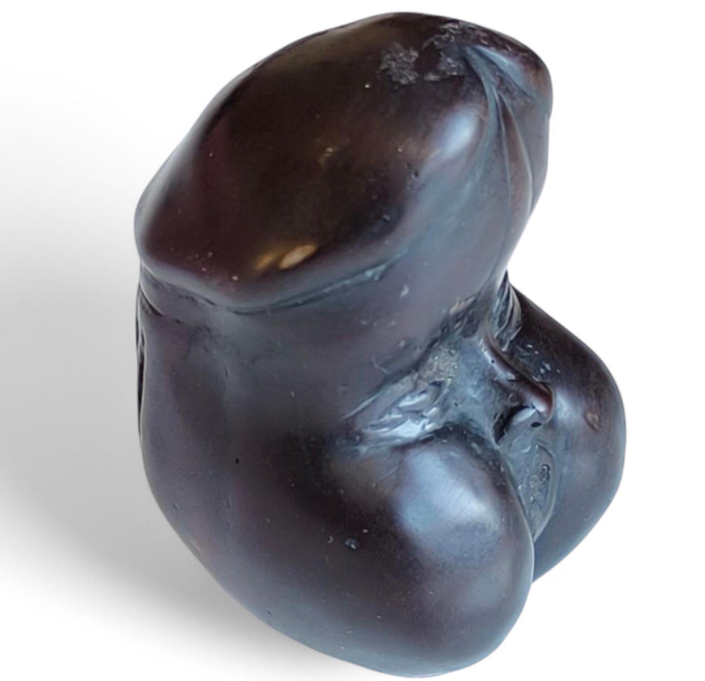 Collectible Erotic Sculpture Black Penis, 1980s Home Decor