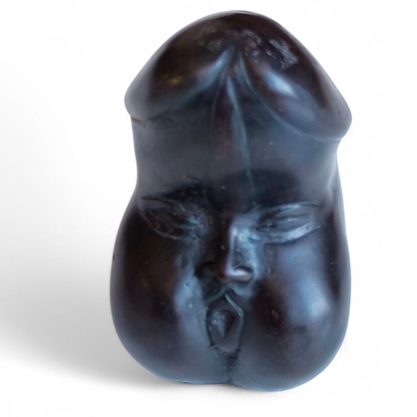 Collectible Erotic Sculpture Black Penis, 1980s Home Decor